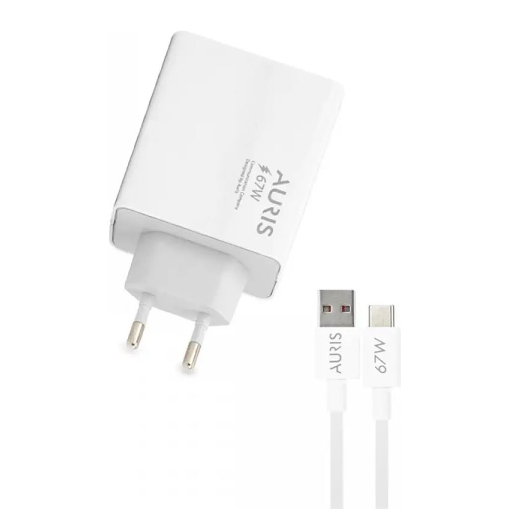 Aurıs  ARS-CH36 67W Şarj Başlık+Kablo Max Type-c