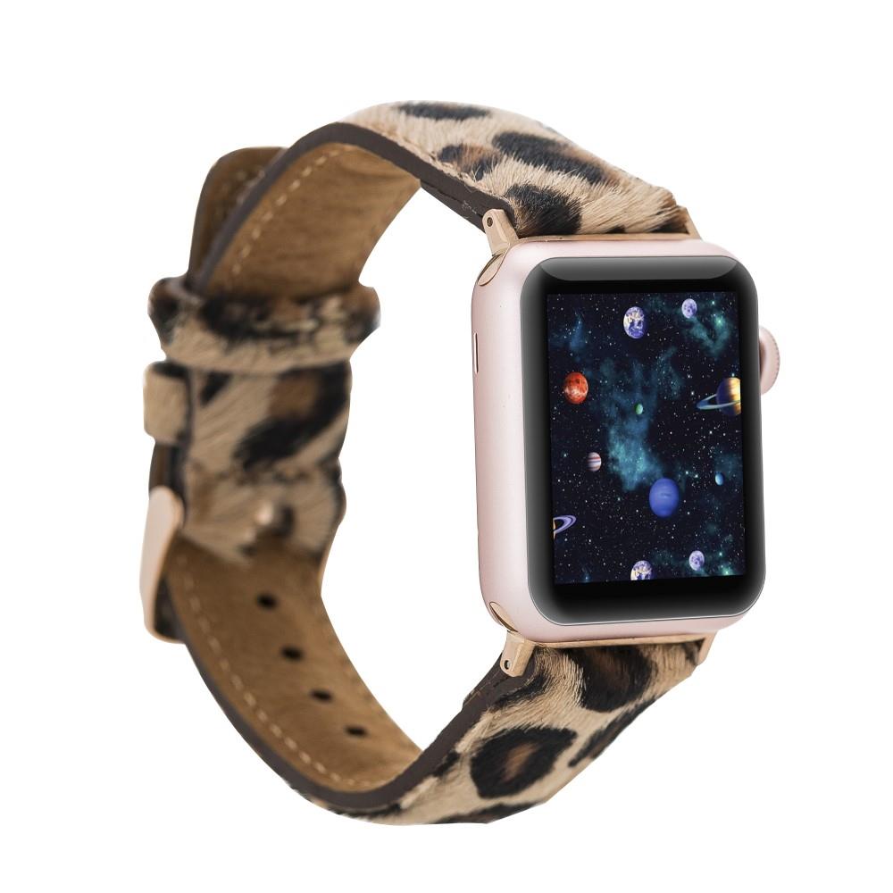 Bouletta Apple Watch Uyumlu Deri Kordon 42-44-45mm LEO1N