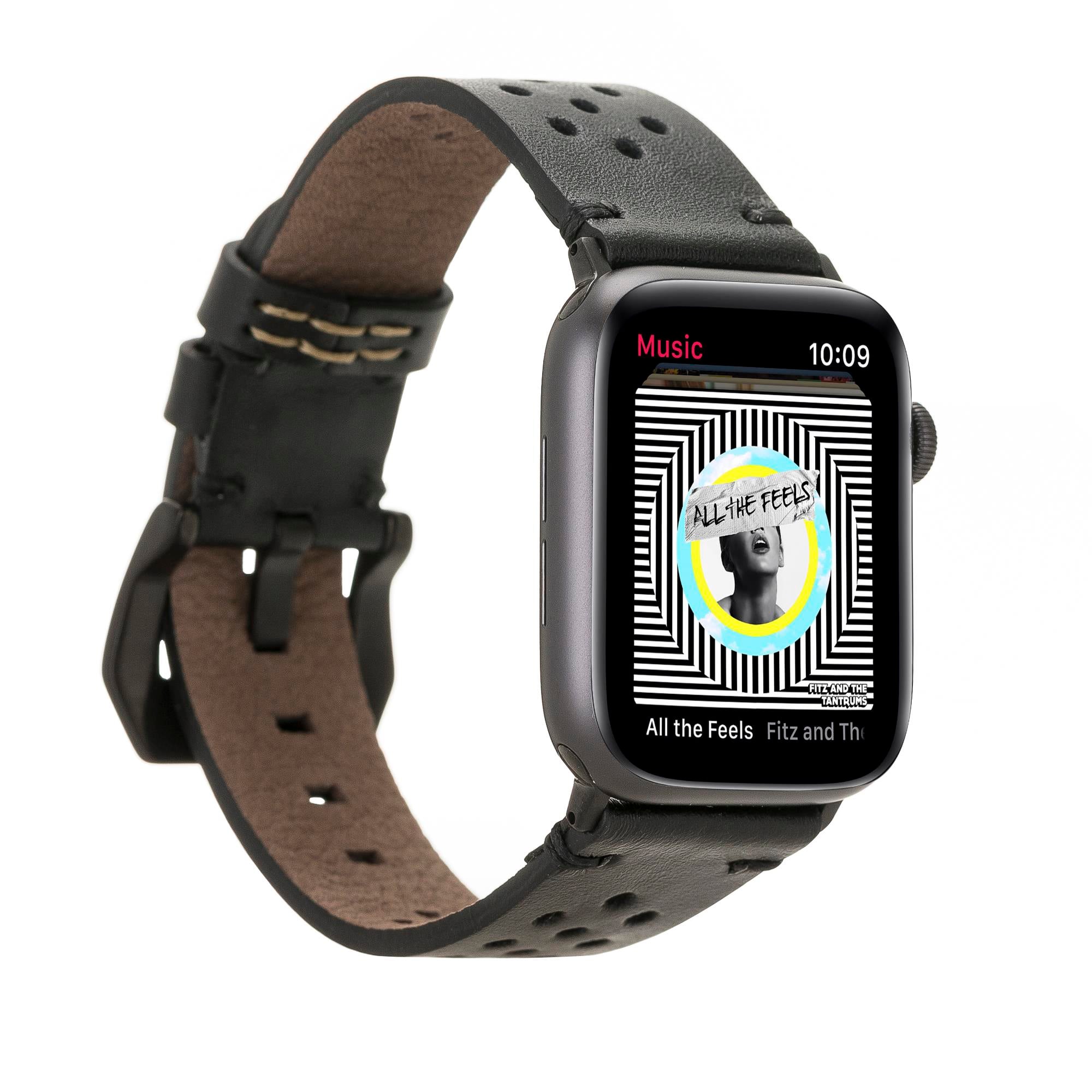 Bouletta Apple Watch Uyumlu Deri Kordon Vigo 42-44-45mm RST1