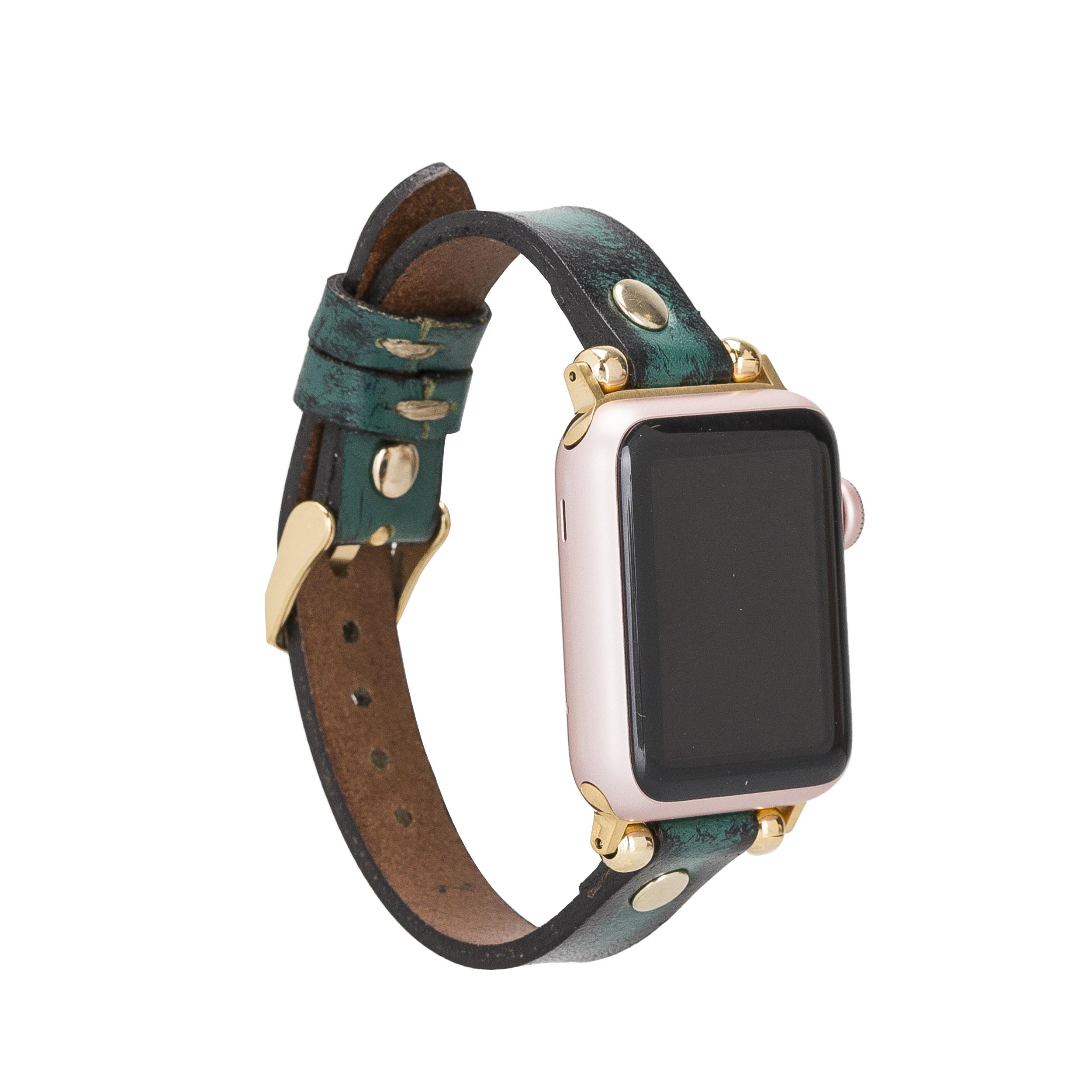 Bouletta Apple Watch Uyumlu Deri Kordon 38-40-41mm GT V6SEF