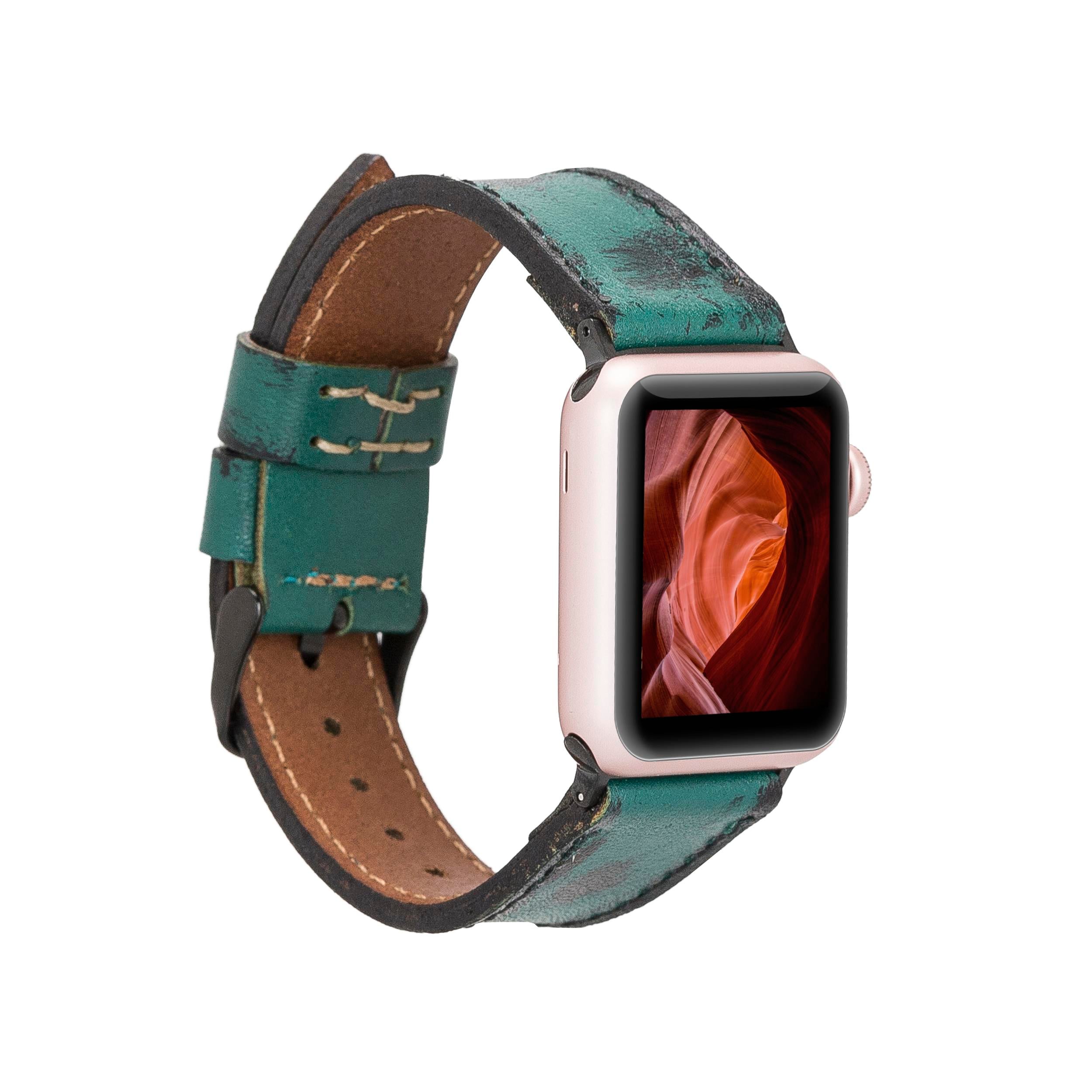 Bouletta Apple Watch Uyumlu Deri Kordon 38-40-41mm V6