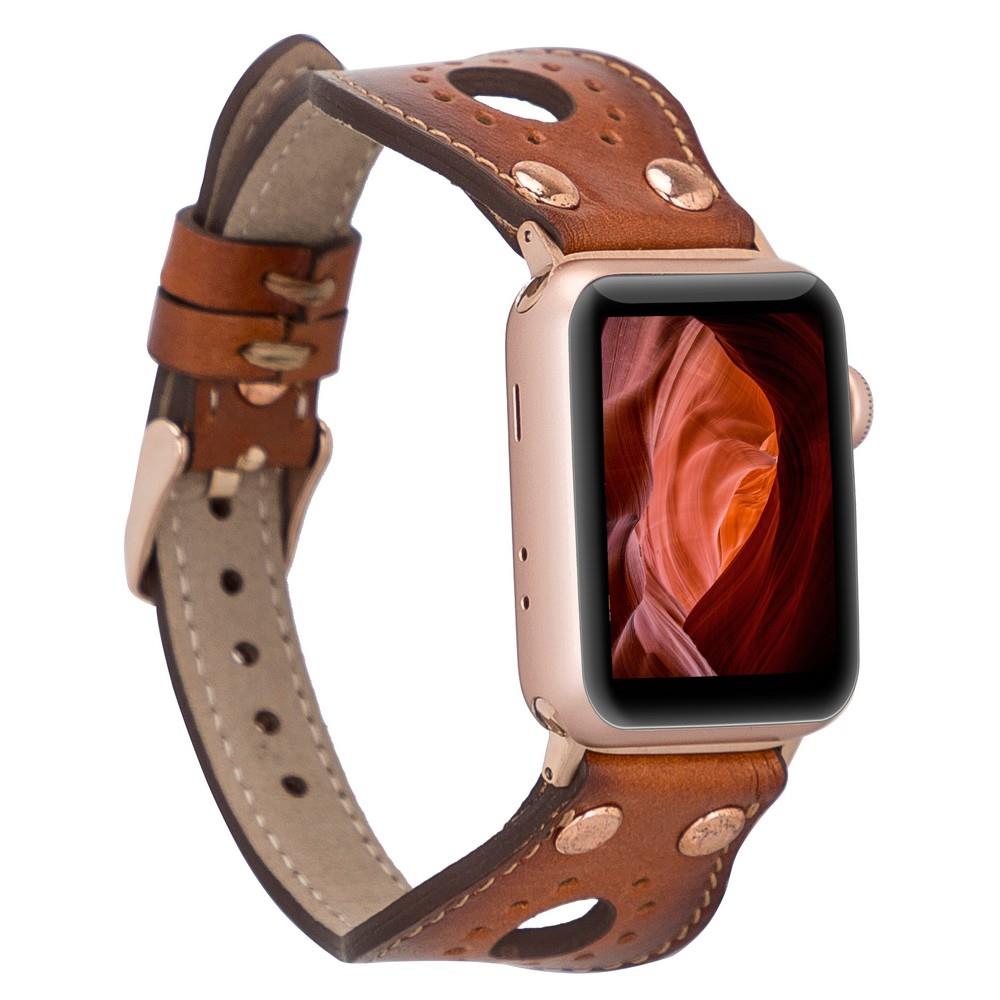 Bouletta Apple Watch Uyumlu Deri Kordon Ronda 38-40-41mm RT RST2E