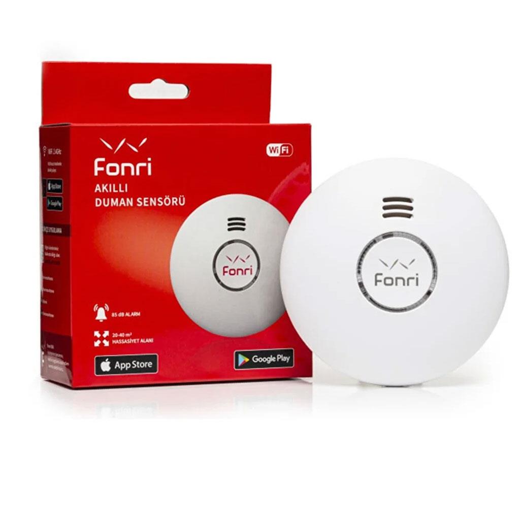 AKILLI EV - GÜVENLİK Fonri Akıllı Duman Sensörü