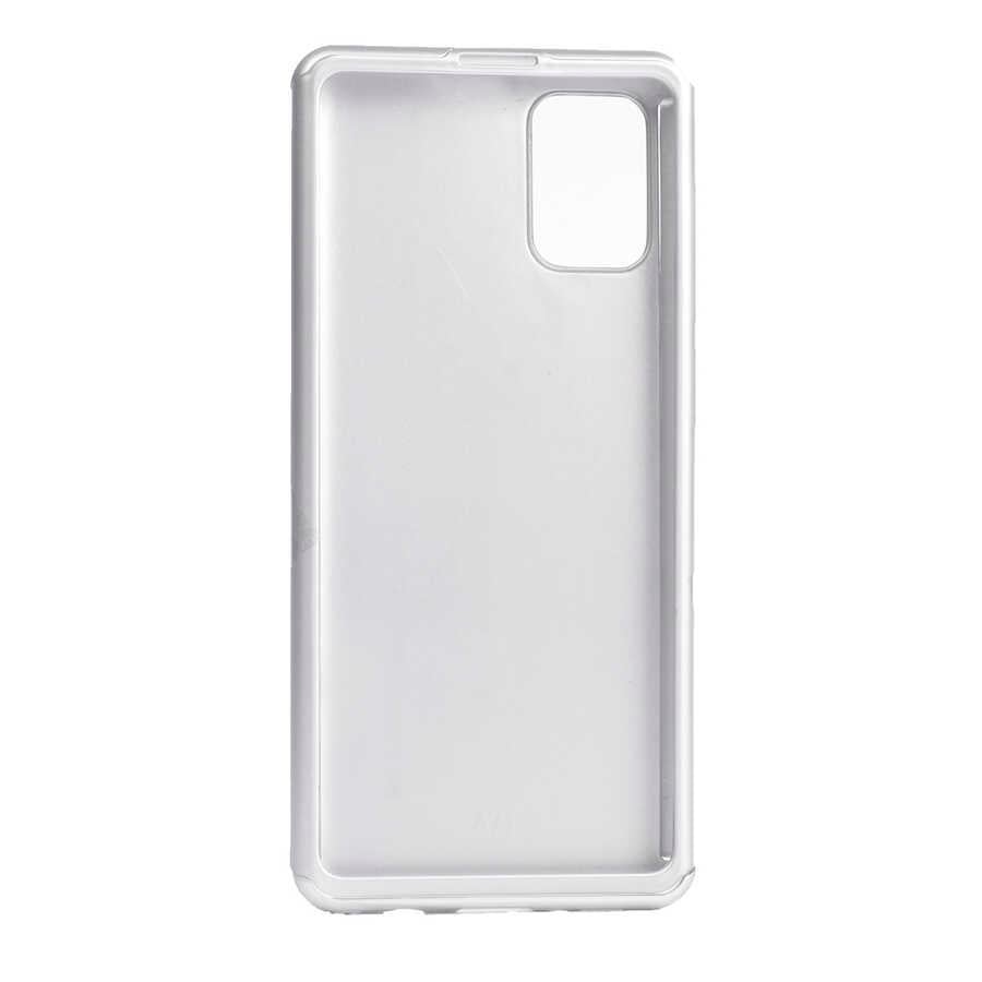 Galaxy A51 Kılıf Zore 360 3 Parçalı Rubber Kapak