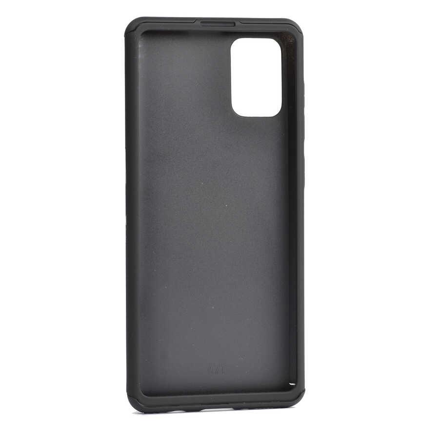 Galaxy A71 Kılıf Zore 360 3 Parçalı Rubber Kapak