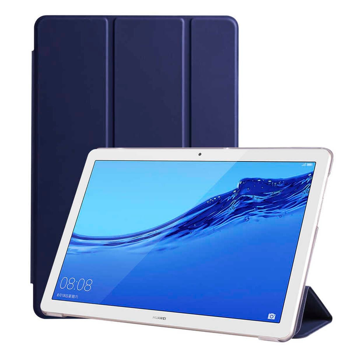 Huawei T5 10 inc Zore Smart Cover Standlı 1-1 Kılıf