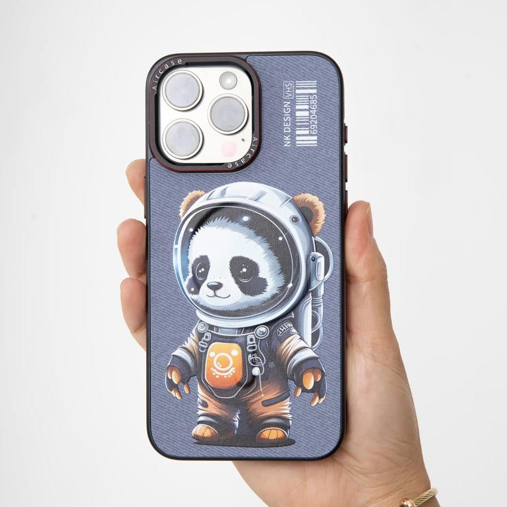 Apple iPhone 15 Pro Max Desenli Eğlenceli Deri Magsafe Sert Silikon Kılıf