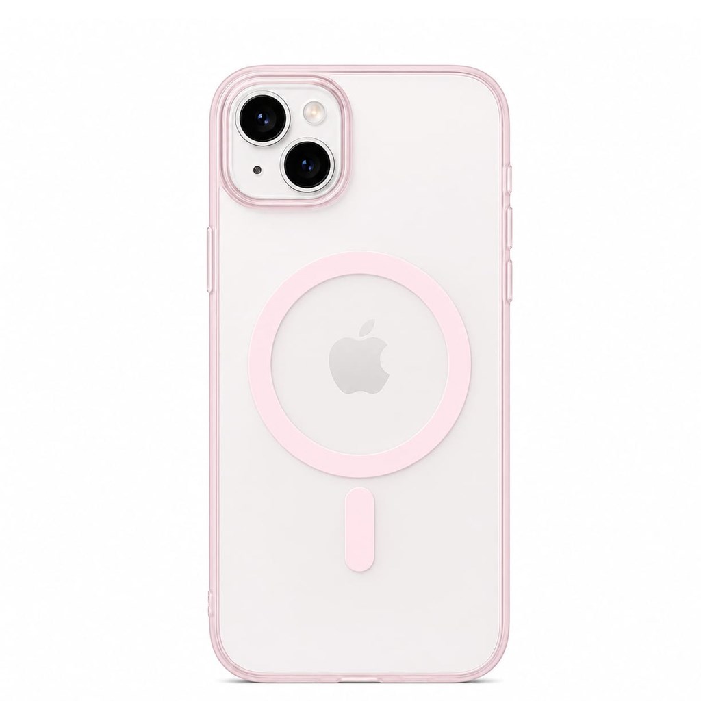 iPhone 15 Mobicaps Mat Şeffaf Hoparlör Izgaralı Sert Kapak