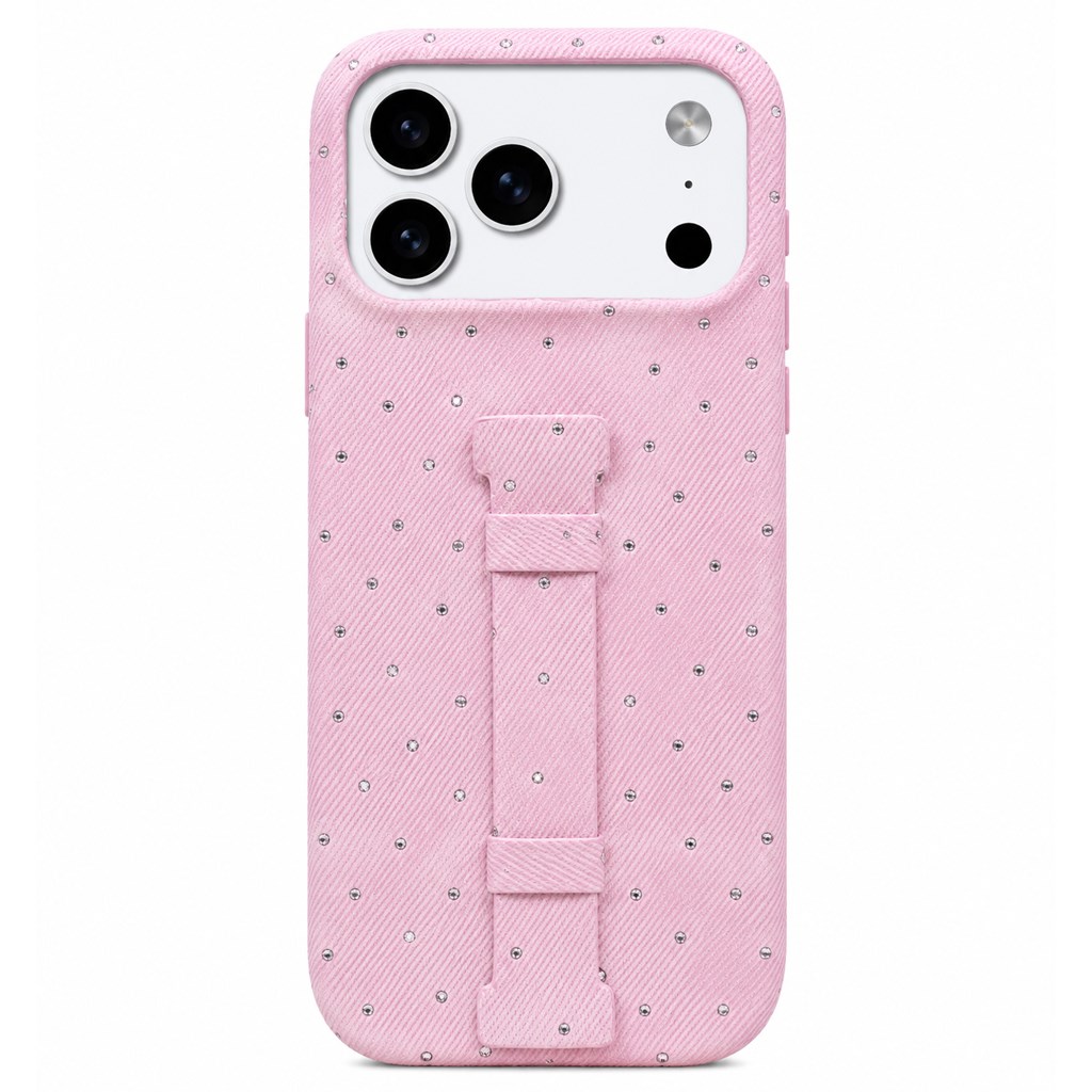 iPhone 17 Pro Max BCase Dio Diamond Elcekli Taşlı Kılıf