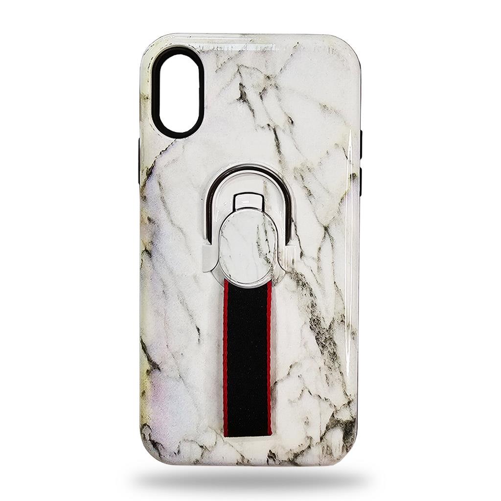 Iphone Xs Max Strap Marble Standlı Kılıf