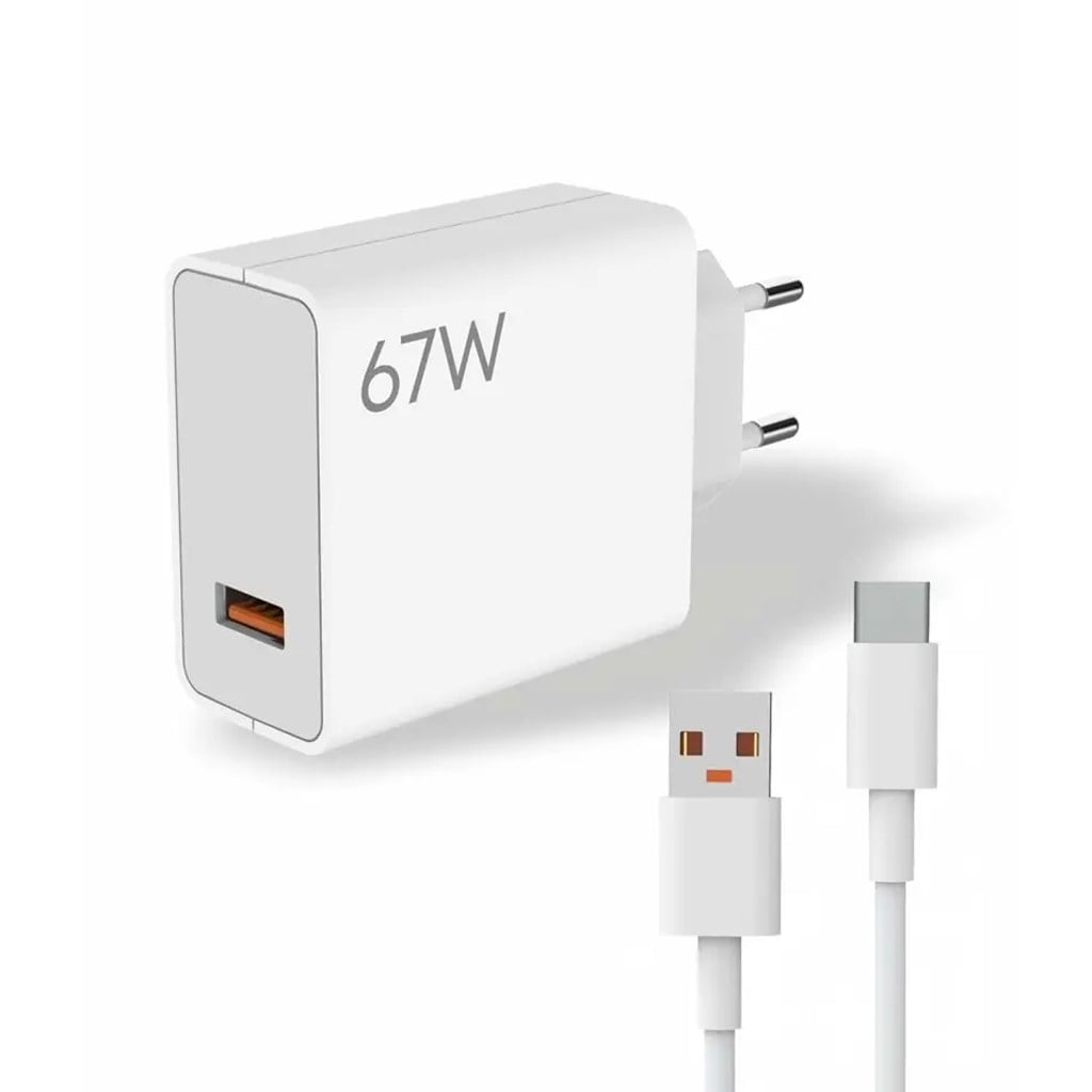Mobicaps MS-22 67W Turbo Hızlı Şarj Adaptör + Type-C Kablo Set