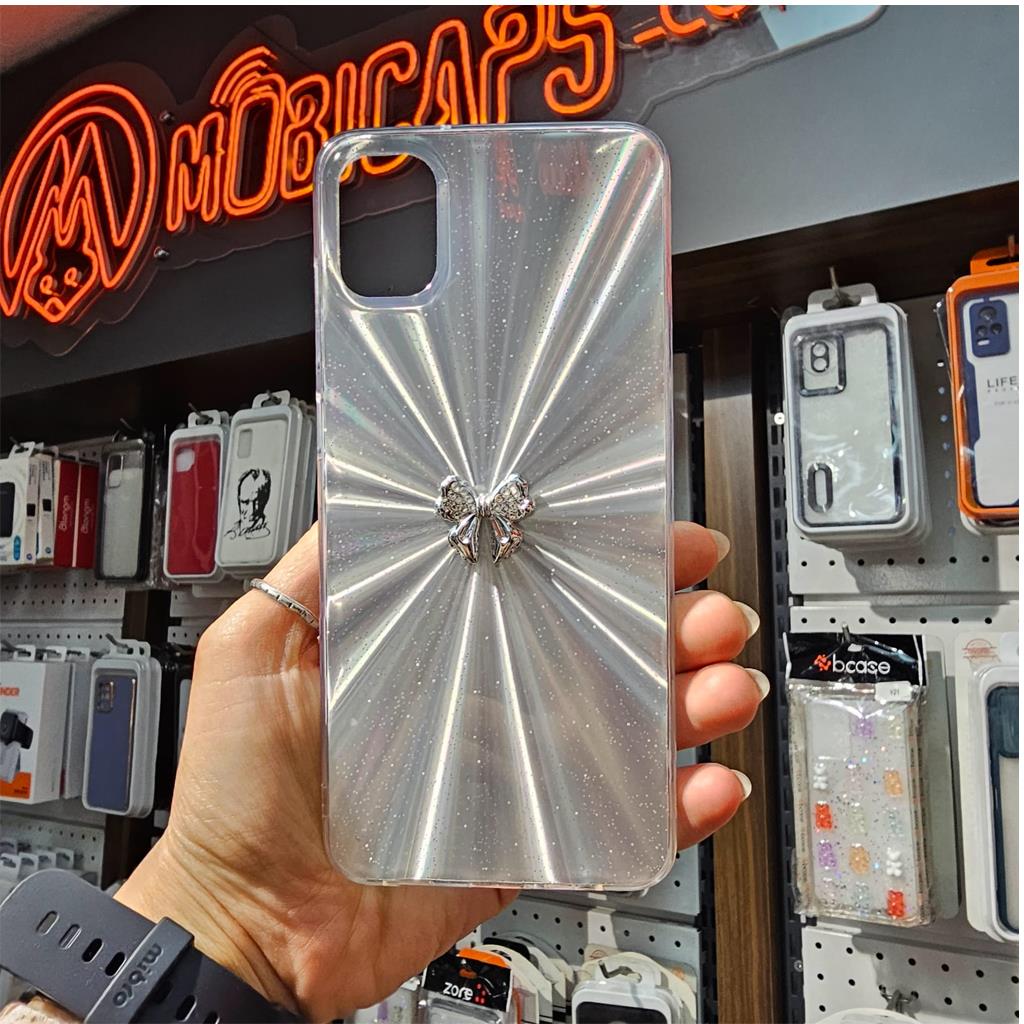 Samsung A05 Simli Taş Süslü Hologram Kapak