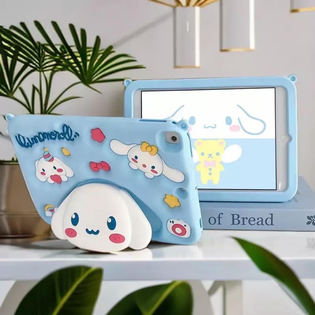 Samsung Galaxy Tab A9 Cinnomoroll Figürlü Silikon Tablet Kılıfı