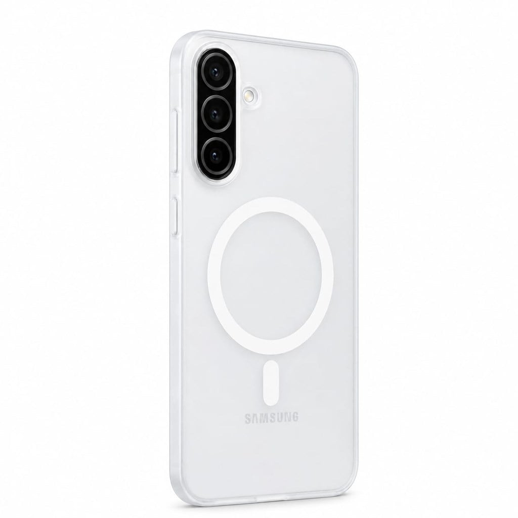 Samsung S26 Mobicaps Mat Şeffaf Hoparlör Izgaralı Sert Kapak