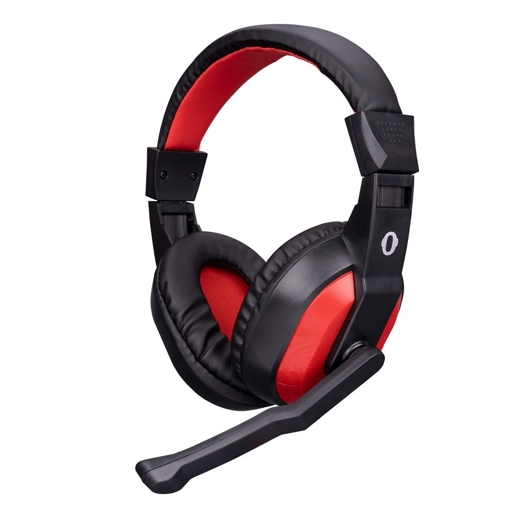 Snopy X-Bloom SN-633 Siyah-Kırmızı Kablolu Kulak Üstü Oyuncu Kulaklığı