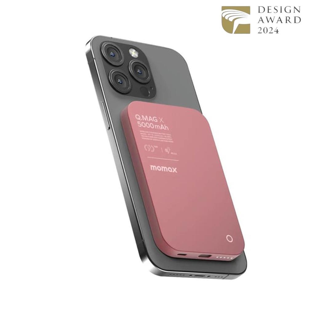 Momax Q.Mag X 5000mAh Ultra İnce Alüminyum Manyetik Kablosuz Powerbank (IP116)