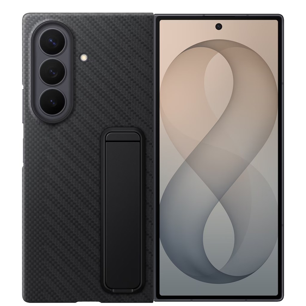 Samsung Galaxy Z Fold8 Ultra Standlı Karbon Kılıf