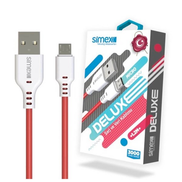 ŞARJ / DATA KABLOLARI Spk-04 Simex Micro Şarz/data Kablosu