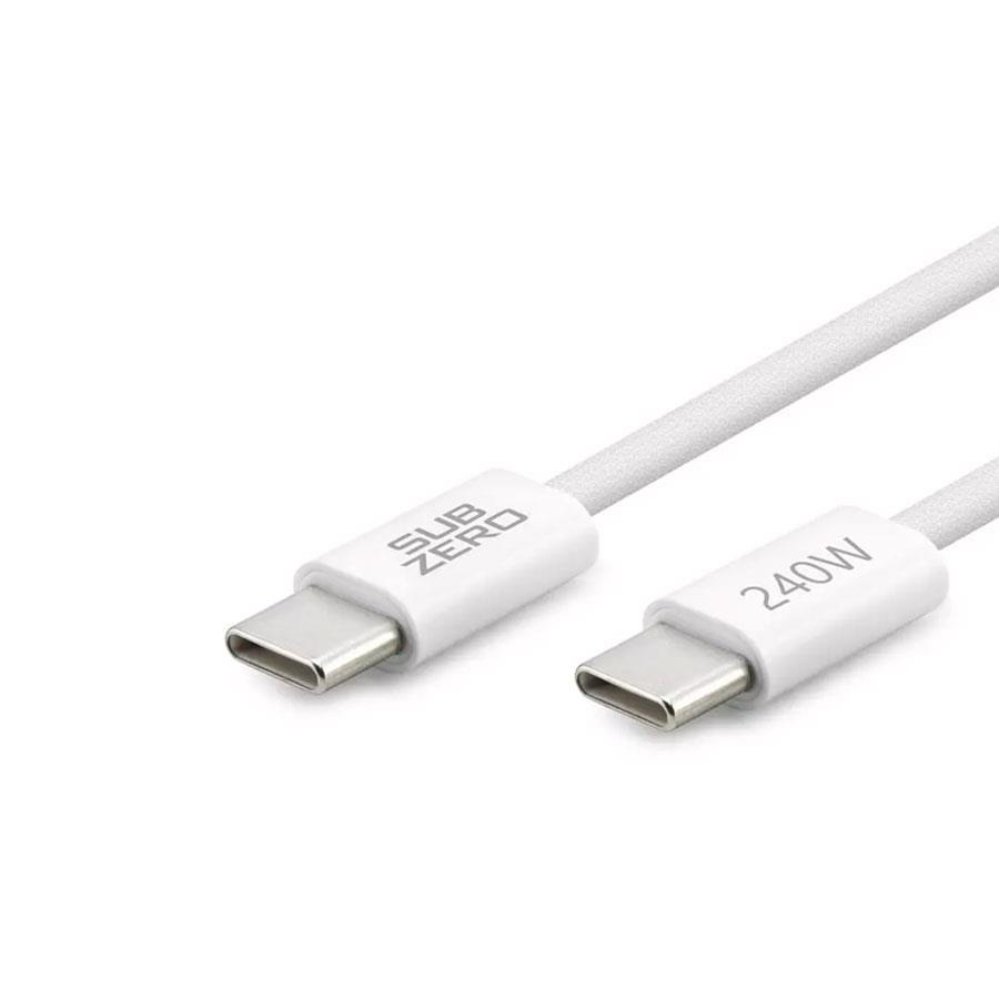 SubZero CL37 2m 240W Type-c To Type-c Kırılmaz Örgü Hızlı Şarj Kablosu