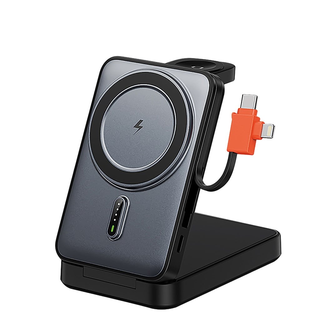 Sunix PB-150 10.000 mAh All iin One (Apple Watch Şarj Etme Özellikli) Power Bank Stand