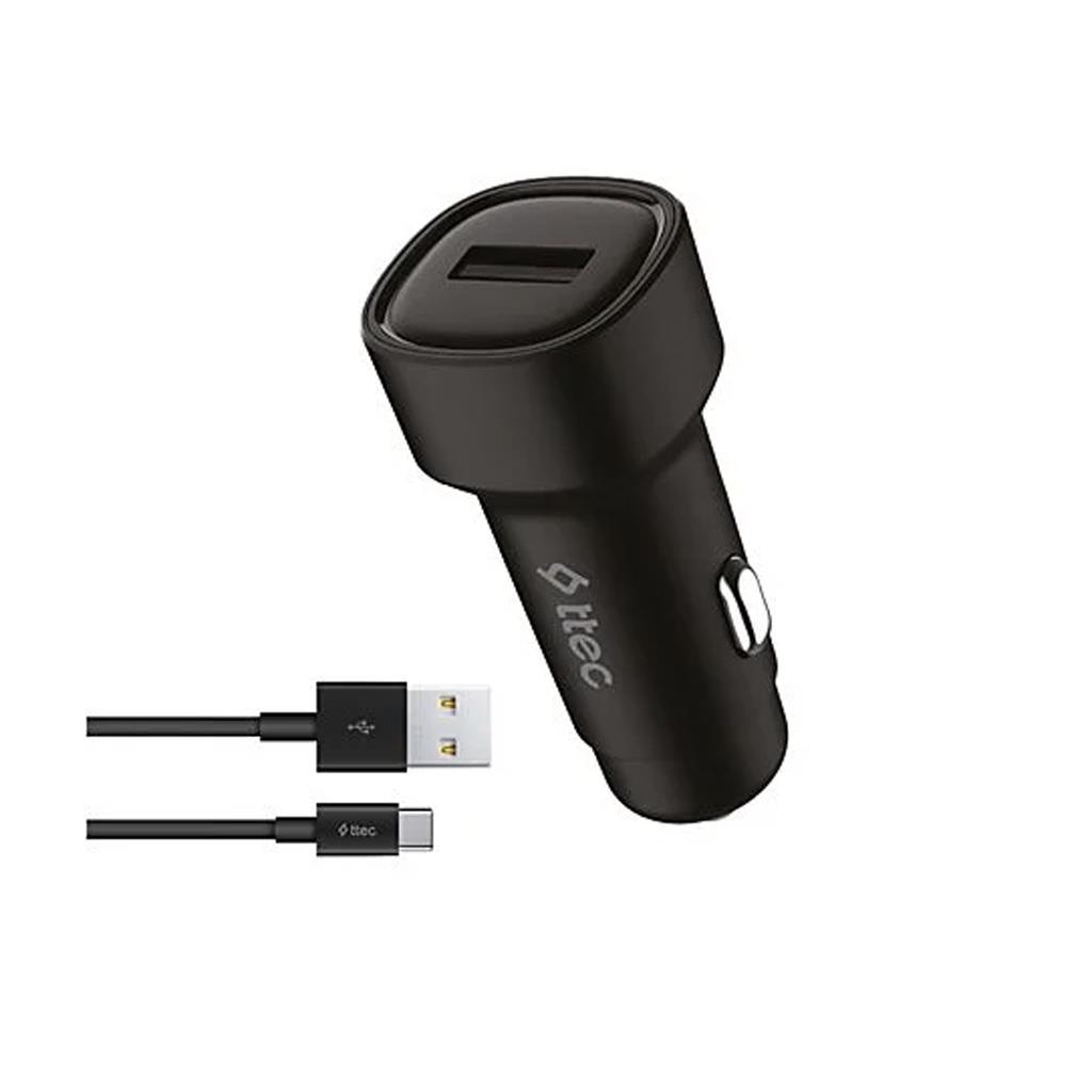 ttec 2CKS30CS SmartCharger 2.4A Araç Şarj Aleti + USB-C Kablo
