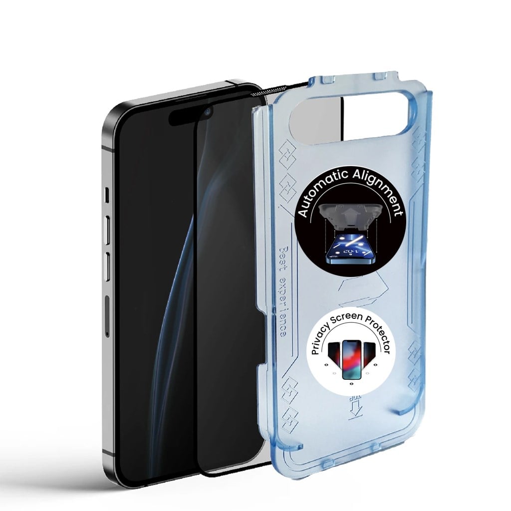 Wrapsol iPhone 14 Pro Max/15 Plus/16 Plus Wrapsol Privacy Corning Glass Ekran Koruyucu