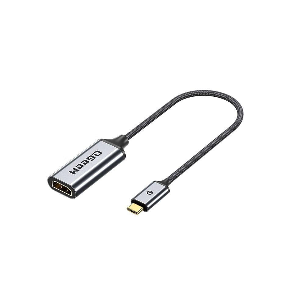 Zore QG05 8K 60 Hz Görüntü Kalitesi Type-C to HDMI Dönüştürücü 15cm