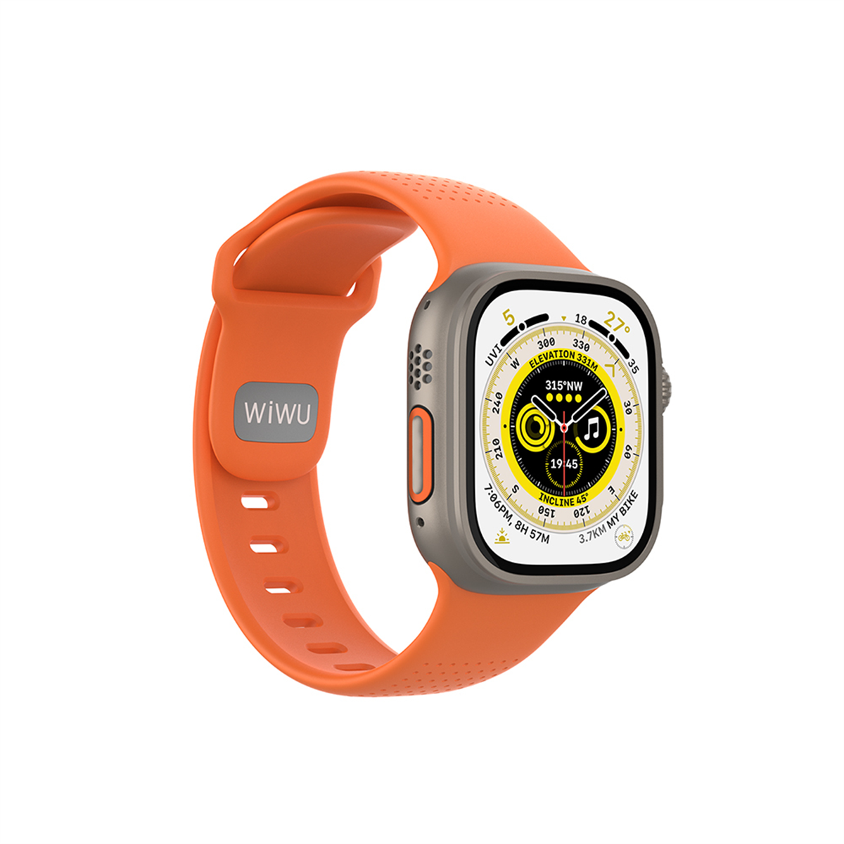 Apple Watch Ultra 49mm Wiwu Wi-WB0201 Comf Secur Serisi Silikon Kordon