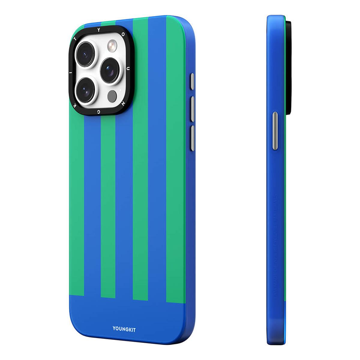 Apple iPhone 14 Pro Max Kılıf M-safe Şarj Özellikli Youngkit Striped Piano Keys Serisi Kapak