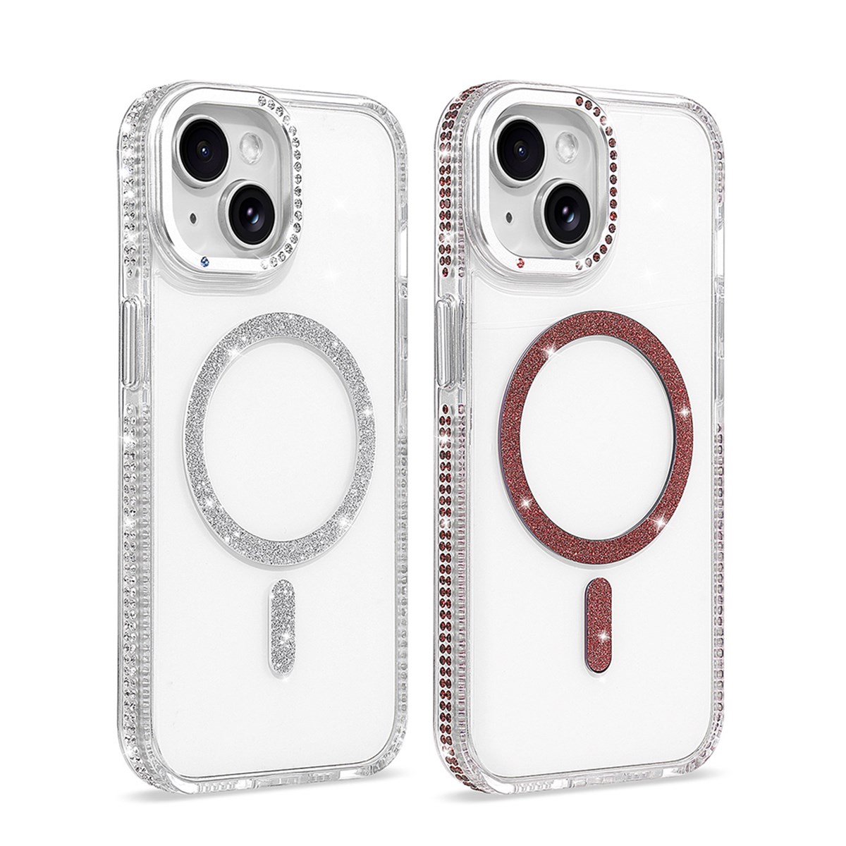 Apple iPhone 15 Kılıf M-safe Şarj Özellikli Zore Tera Silikon Kapak