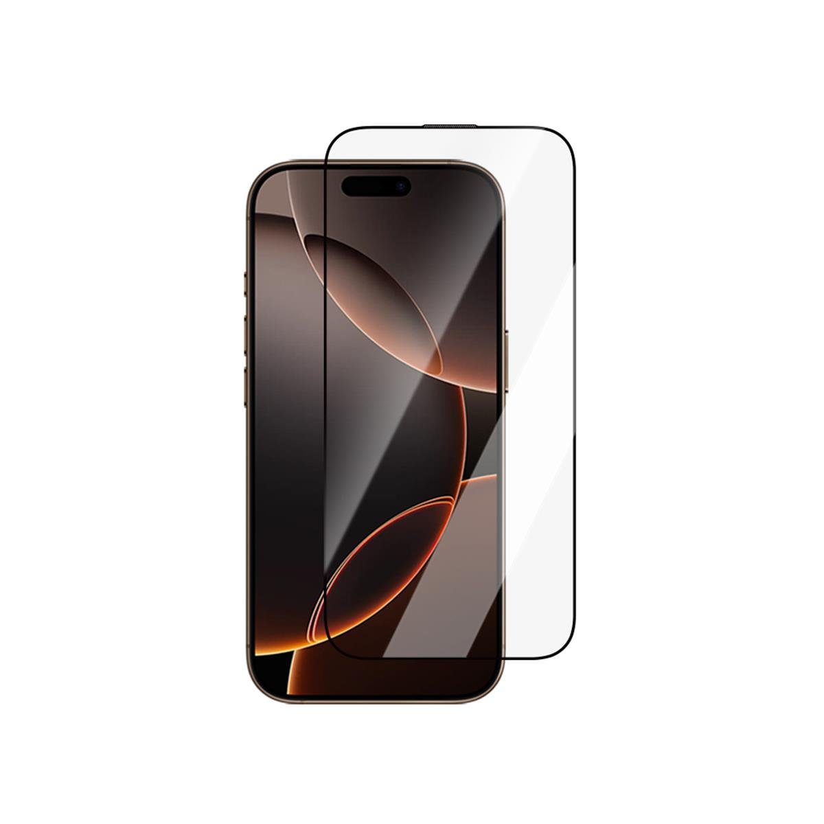 Apple iPhone 16 Pro Max CaseWorld Crystal Essence Serisi 0.15mm 3D&HD Temperli Cam Ekran Koruyucu