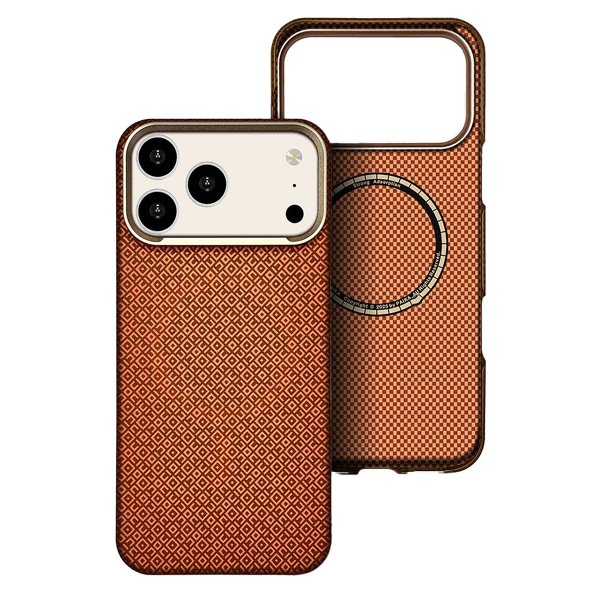 Apple iPhone 17 Pro Max Kılıf M-Safe Şarj Özellikli Zore Vax Sert PC Kapak