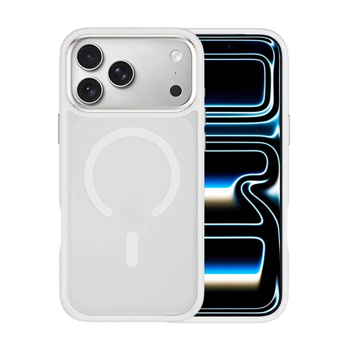 Apple iPhone 17 Pro Max Kılıf Wiwu FGG-012 ArmorPro Serisi M-safe Şarj Özellikli Parmak İzi Bırakmayan Kılıf