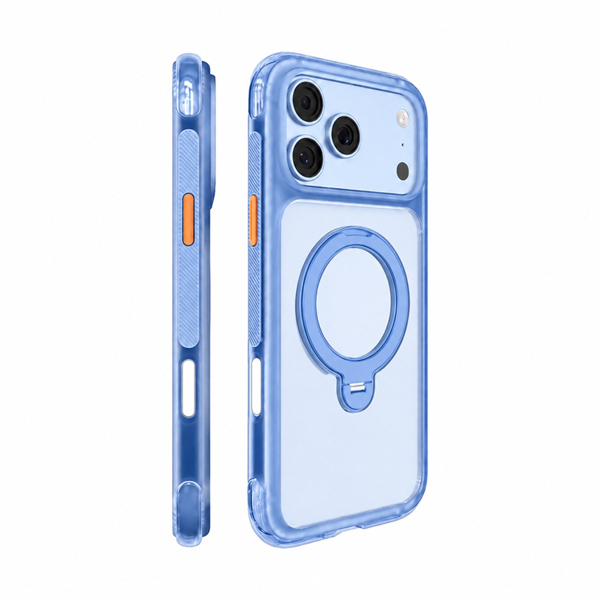 Apple iPhone 18 Pro Kılıf M-safe Şarj Özellikli Standlı Airbag Tasarımlı Mutural Air Shield Serisi Kapak