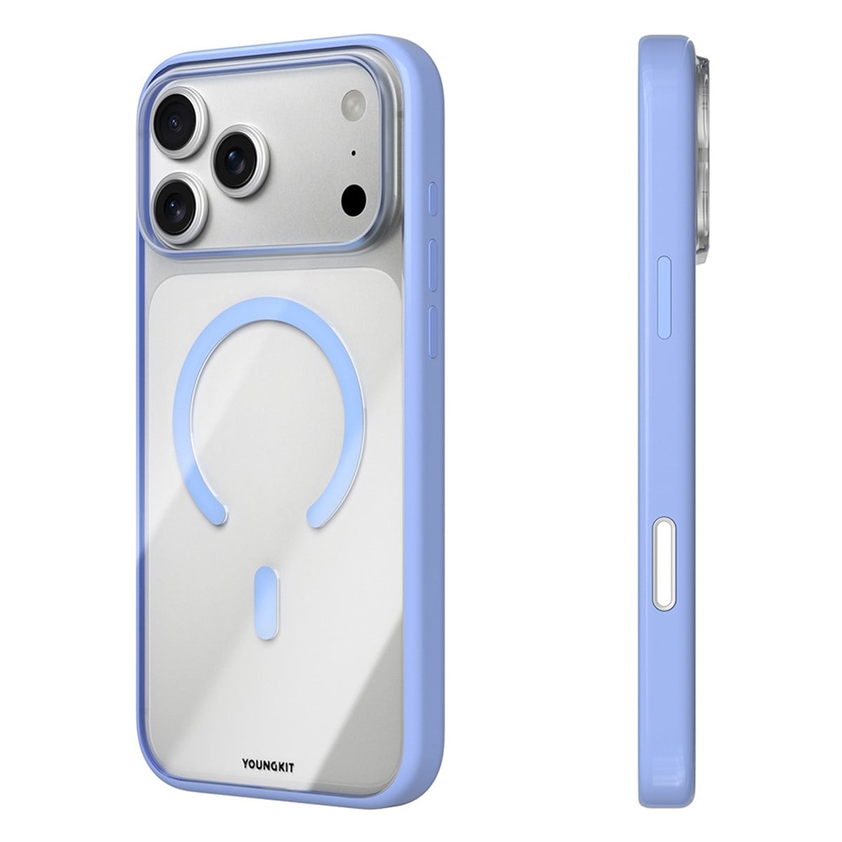 Apple iPhone 18 Pro Max Kılıf M-safe Şarj Özellikli Youngkit Clear Serisi Kapak