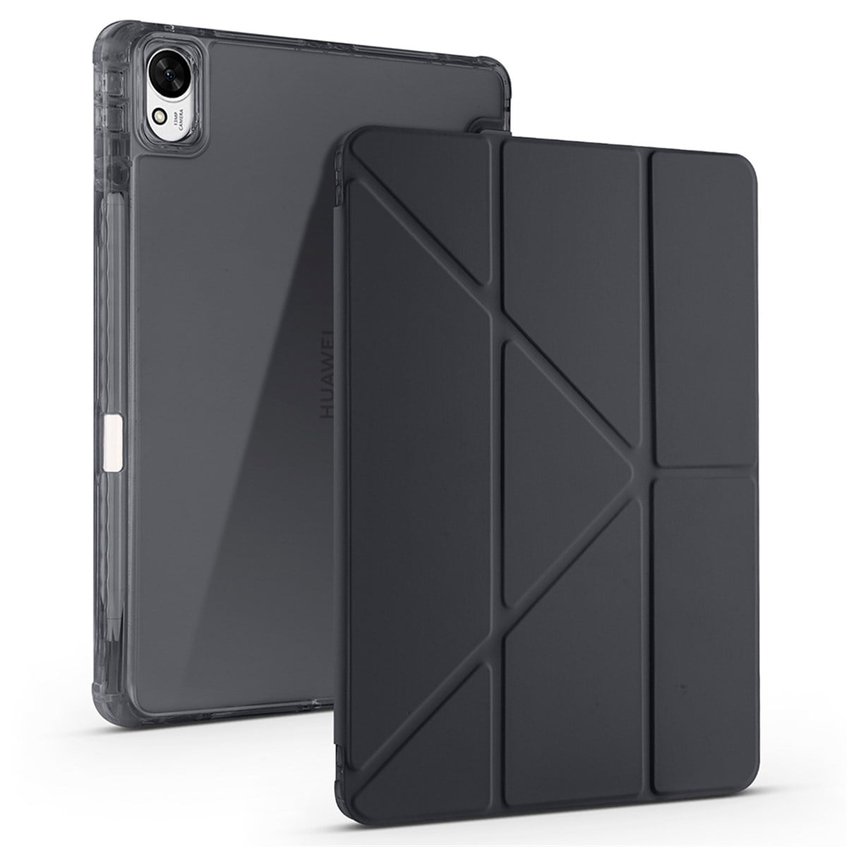 Huawei Matepad 11.5 2025 Kılıf Zore Tri Folding Kalem Bölmeli Standlı Kılıf