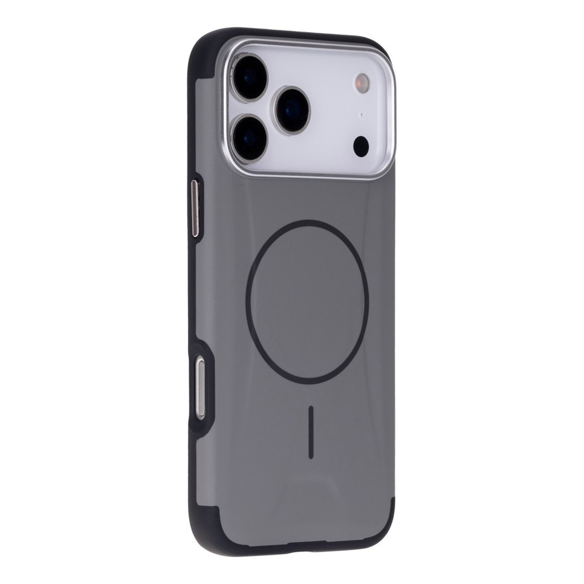 Koen iPhone 17 Pro Max Uyumlu MagSafe Kılıf – Kablosuz Şarj Destekli, Köşe Koruma Darbe Emici, Şeffaf Mat Premium Telefon Kılıfı, Gri
