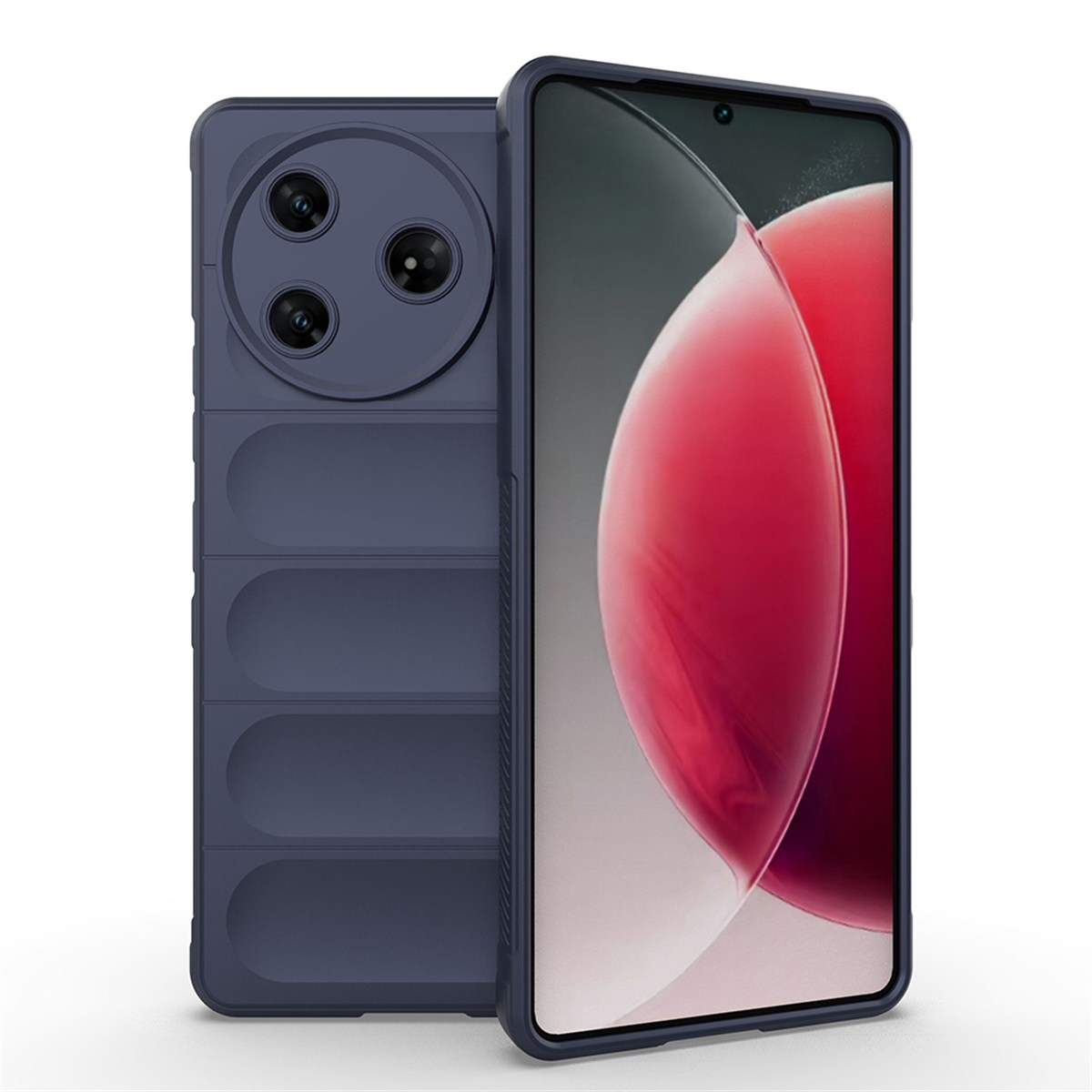 Tecno Camon 30 Pro 5G Kılıf Esnek TPU Oyuklu Arka Yüzey Tasarımlı Zore Etnik Silikon Kapak