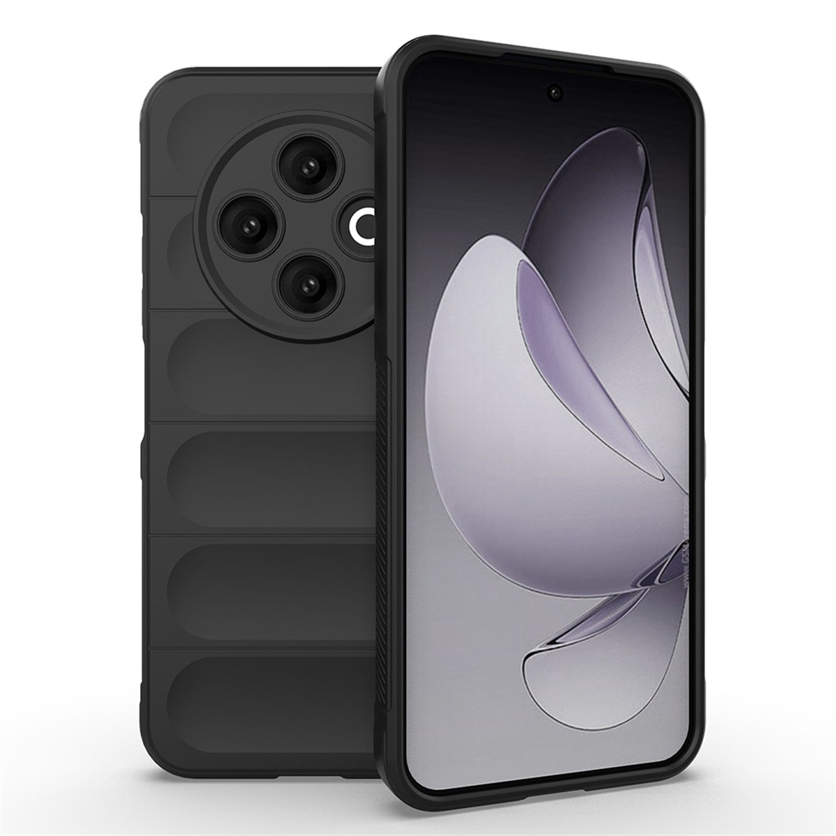 Tecno Spark 30C 4G Kılıf Esnek TPU Oyuklu Arka Yüzey Tasarımlı Zore Etnik Silikon Kapak