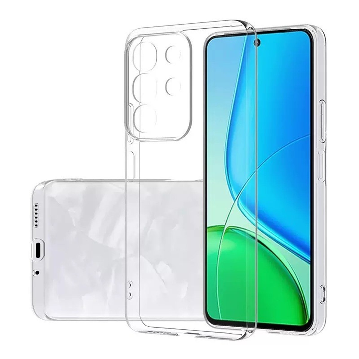 Vivo Y29 4G Kılıf Zore Süper Silikon Kapak