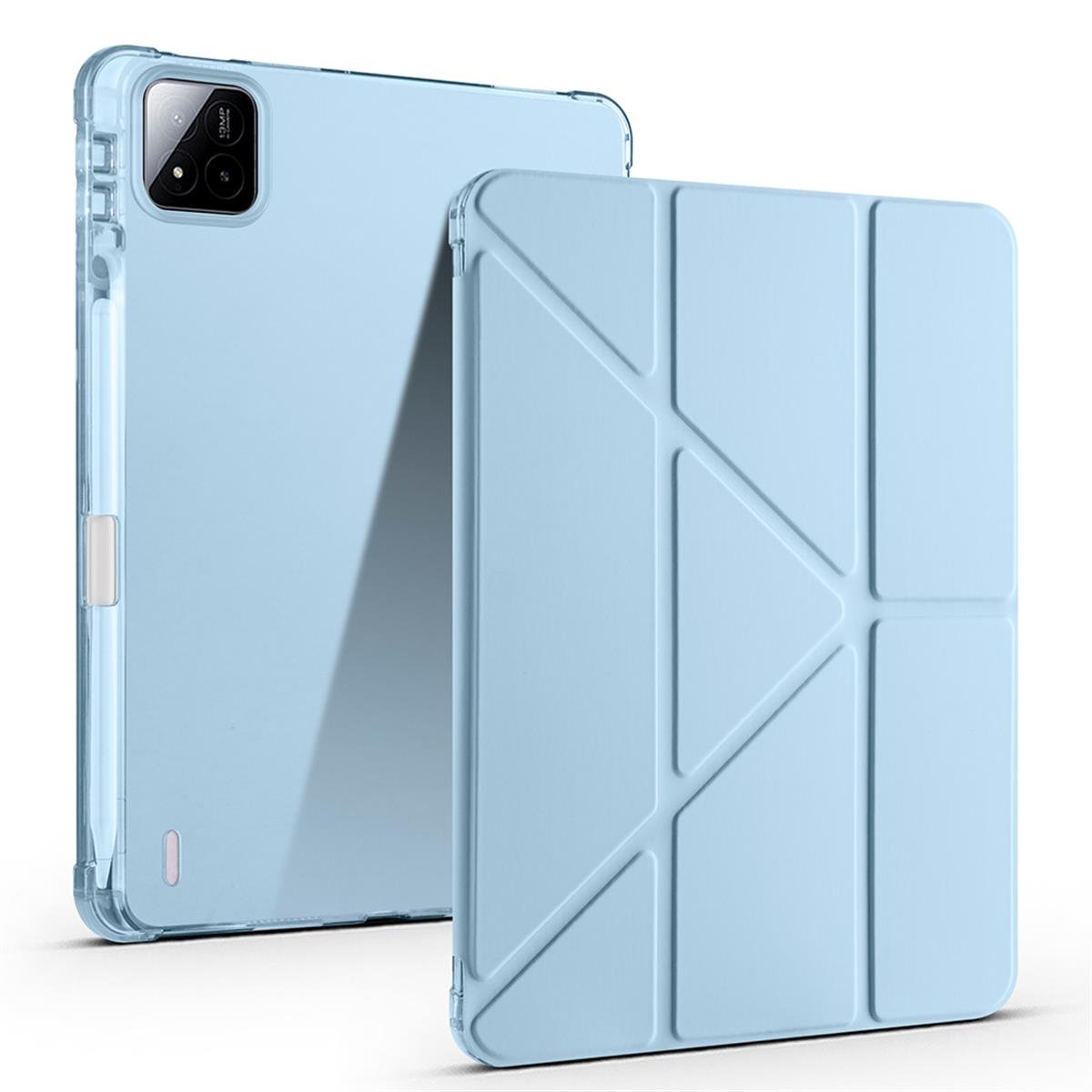 Xiaomi Pad 7 Pro Kılıf Zore Tri Folding Kalem Bölmeli Standlı Kılıf
