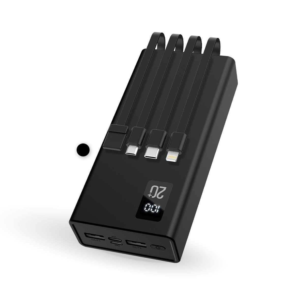 ACL PW-13 20000mAh Kablolu Taşınabilir Powerbank