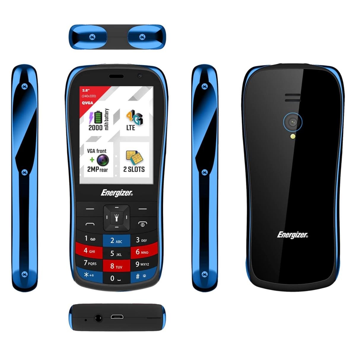 Energizer E284s Wi-fi İnternet Özellikli Tuşlu Telefon
