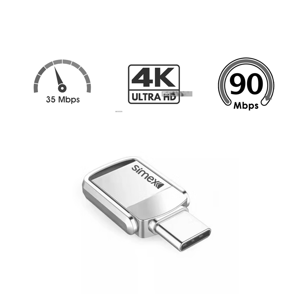 Simex Dualo Usb to Type-C OTG 64GB Flash Drive