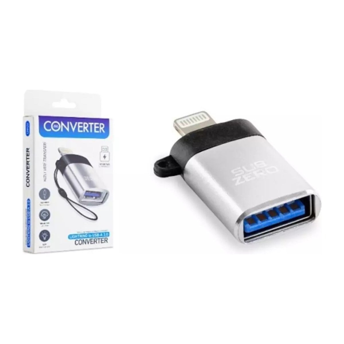 Subzero CNR20 USB To Lightning 3.0 Yüksek Hızlı İletim Yapabilen Dönüştürücü OTG