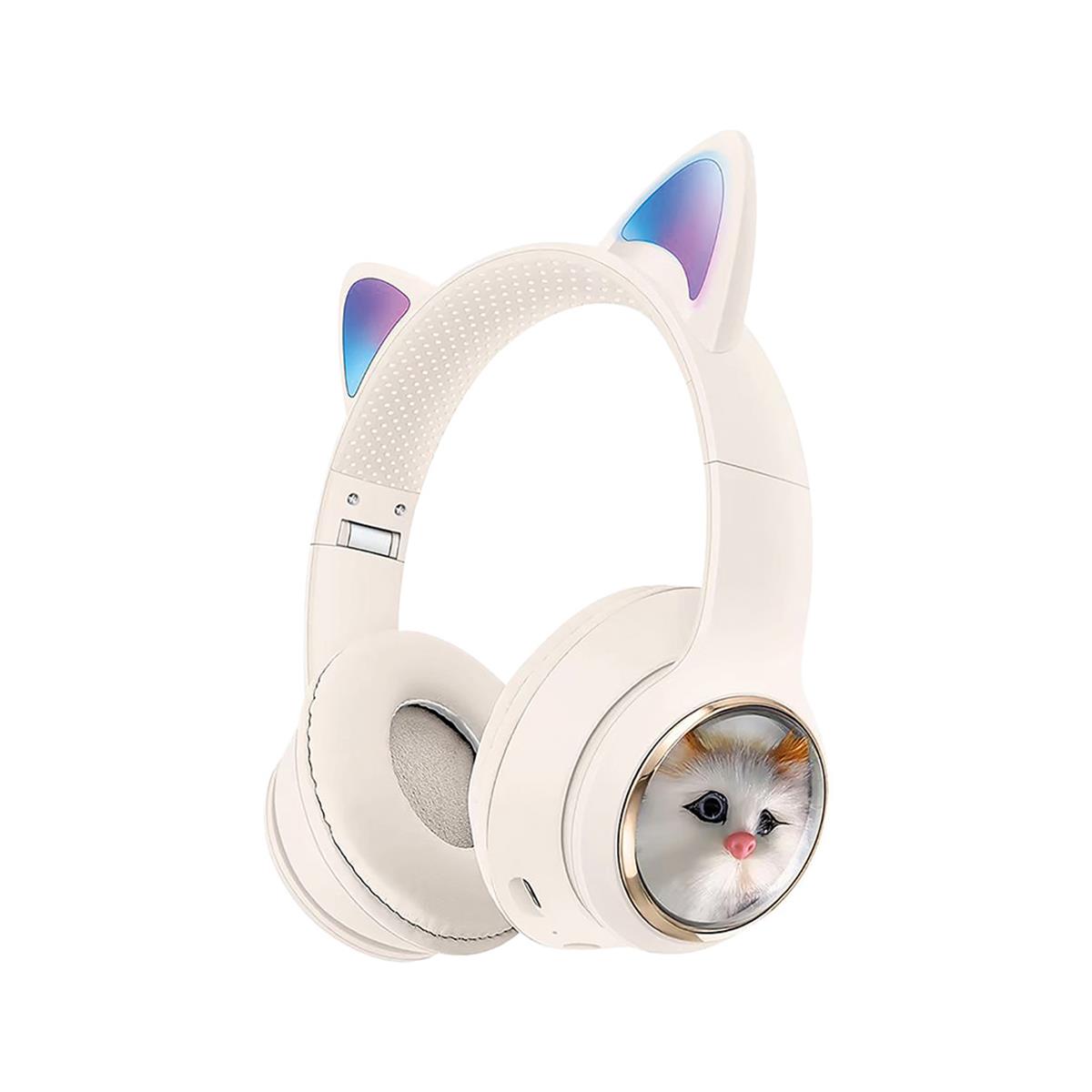 Sunix BLT-45 Kablosuz Işıklı Kedi Tasarımlı Bluetooth Kulaklık