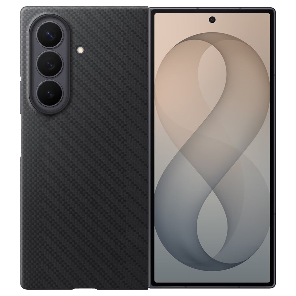 Samsung Galaxy Z Fold8 Ultra Karbon Magnet Kılıf