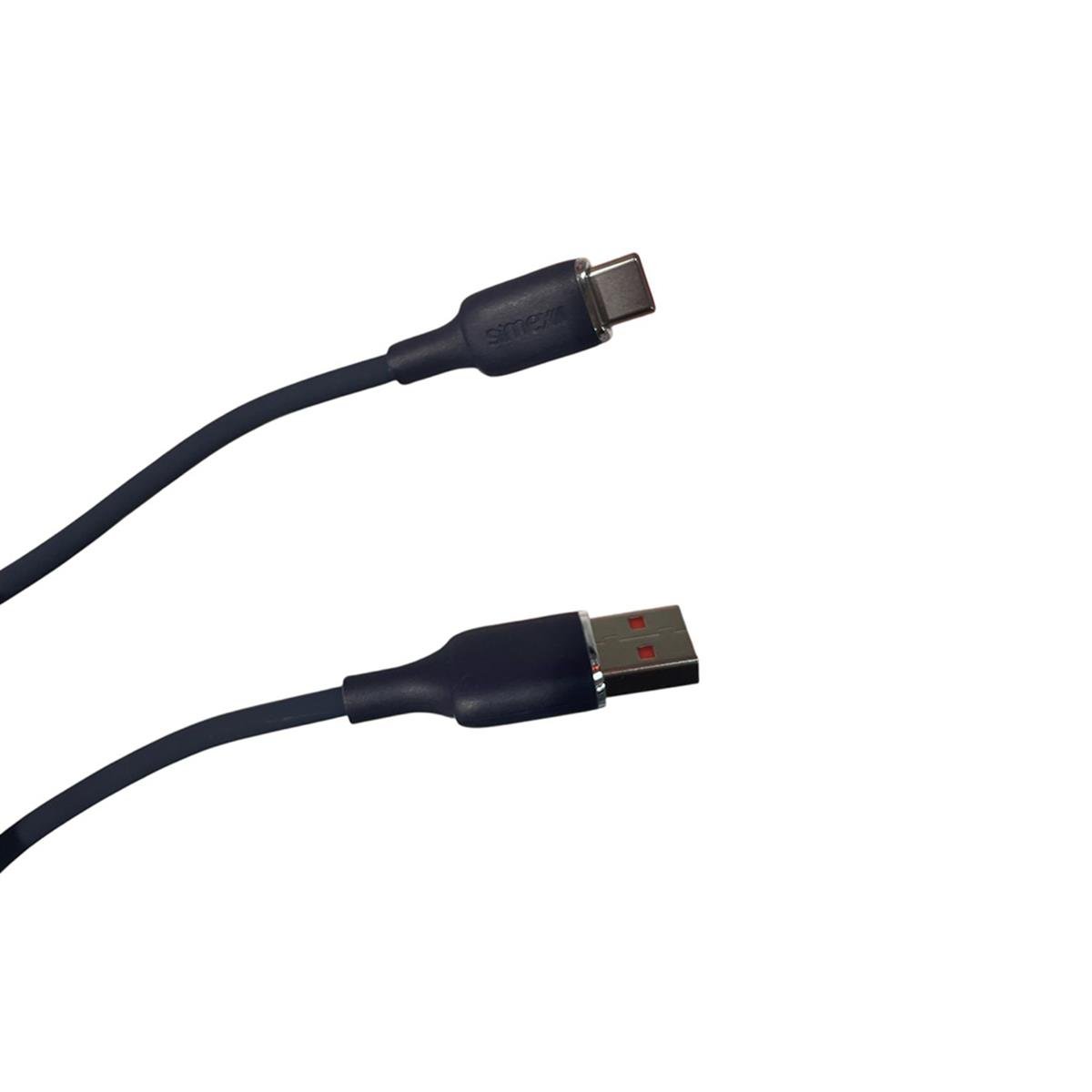 Simex SPK-14 Potency 66watt 120cm USB-A To Type-C Şarj ve Data Kablosu