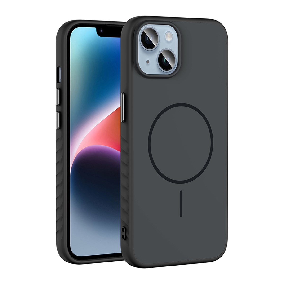 Apple iPhone 15 Kılıf M-safe Şarj Özellikli Zore Tea Kapak