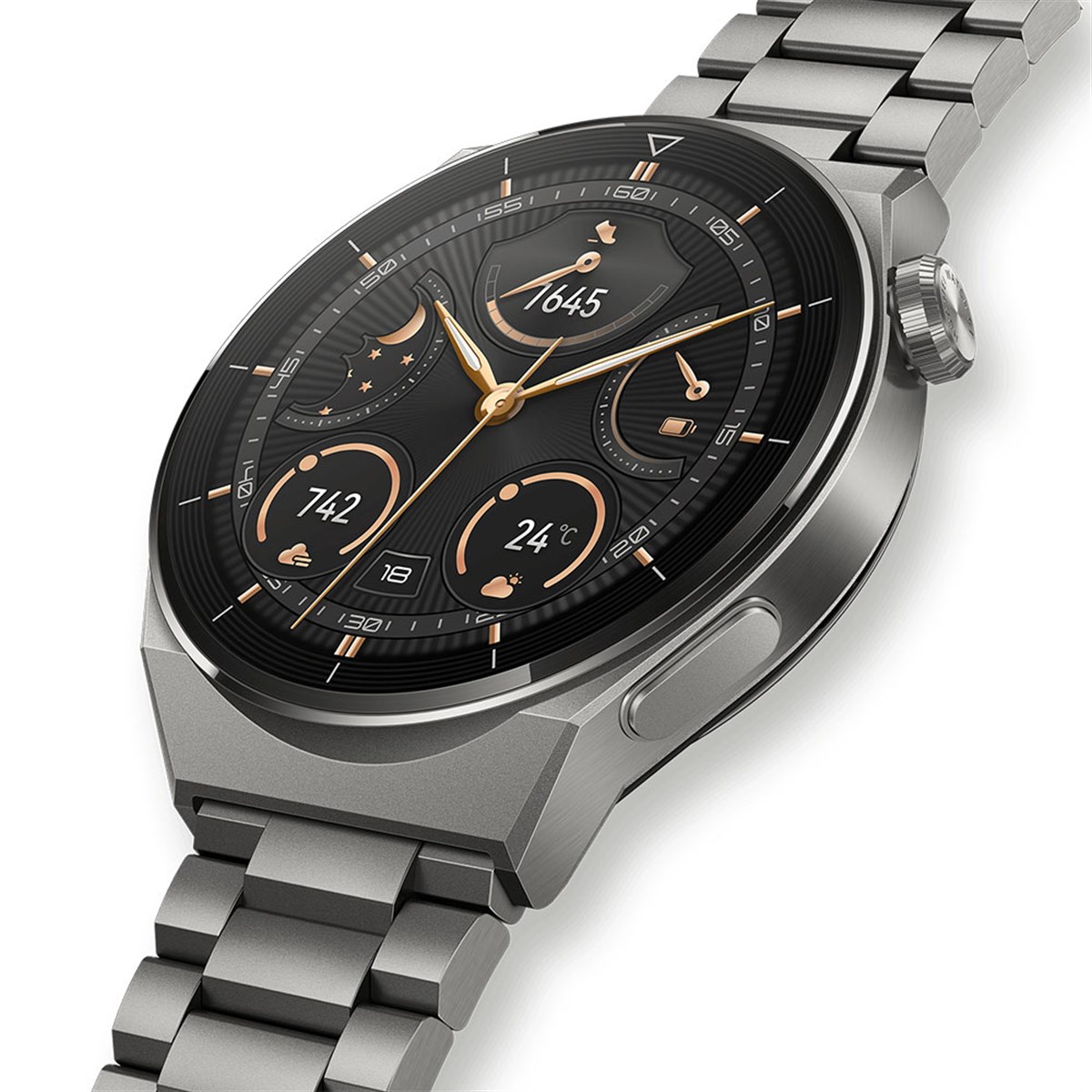 Huawei Watch Gt3 Pro Titanyum Kasa Titanyum Kordon 46mm
